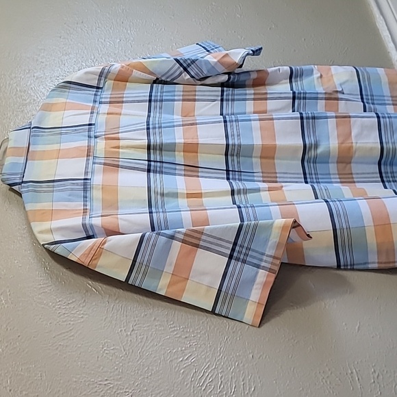 TwentyX Wrangler Mens Short Sleeve plaid Shirt Size XXL 100% cotton Spring Rodeo - Picture 3 of 11